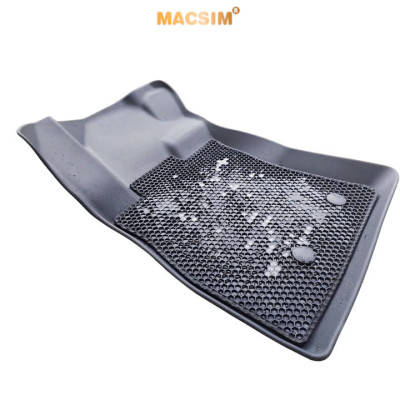 Thảm hai lớp (sd3) Macsim dành cho Mitsubishi Outlander 2013-2024 bề mặt cao su siêu sạch