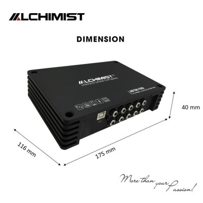 Bộ xử lý DSP 12 kênh cao cấp Alchimist AD12H-1500 với chip AD12Pro Bluetooth 5.3 App tuning âm thanh