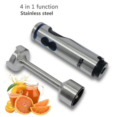 Máy xay sinh tố cầm tay inox 4 trong 1 DSP KM1040 - 2 cối xay 500-700ml - Công suất: 700W - Hàng Chính Hãng