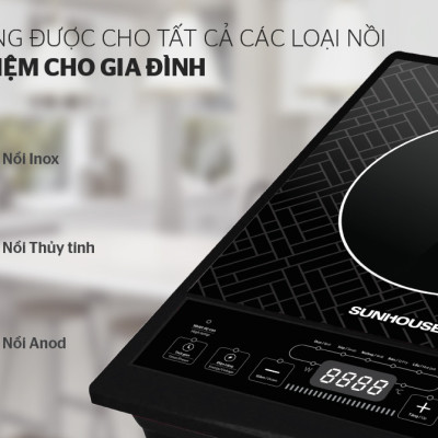 Bếp hồng ngoại cơ Sunhouse SHD6011 - Tặng kèm vỉ nướng - [Hàng Chính Hãng - Bảo Hành 12 Tháng]