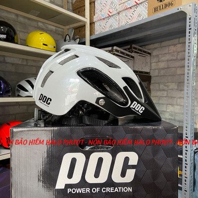 Nón POC 07 Mái Che Trắng
