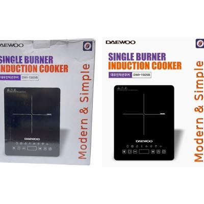 Bếp Từ Đơn Daewoo DWI-1505B, 8 chế độ cài sẵn 1500w - Hàng chính hãng