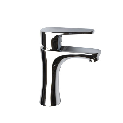 Vòi lavabo rửa mặt nóng lạnh đồng mạ crom Hiwin KF-6711