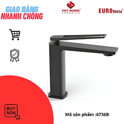 VÒI LAVABO ĐỒNG THAU NÓNG LẠNH EUROVINTO CAO CẤP MÃ 6736B