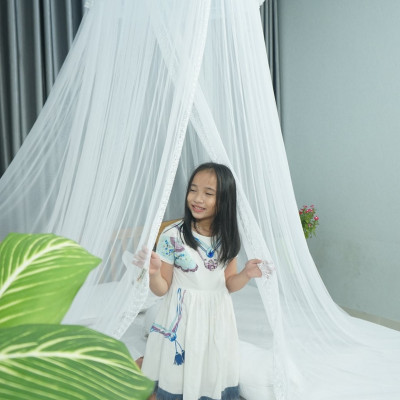 Màn Tròn Công Chúa - Cao Cấp Mộc Miên ( Hình thật )