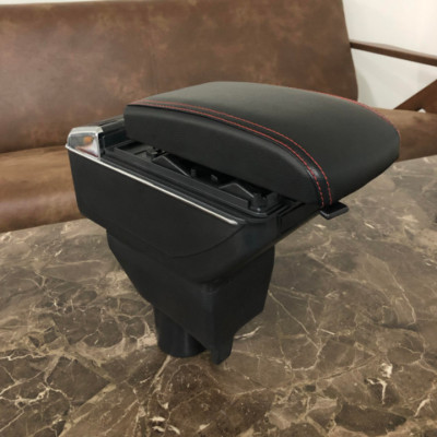 Hộp tỳ tay ô tô, xe hơi cao cấp Toyota Yaris và Vios tích hợp 7 cổng USB 2014-2019 DUSB-YRIS