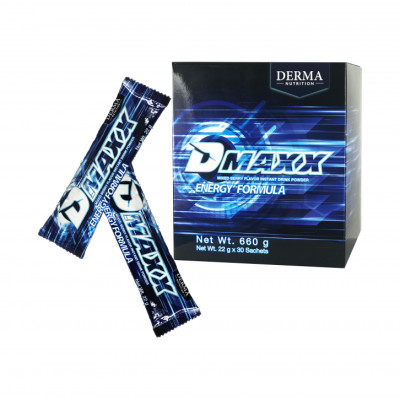 DMAXX thức uống bổ sung vitamin năng lượng có đường DAMODE 5 gói dùng thử màu xanh