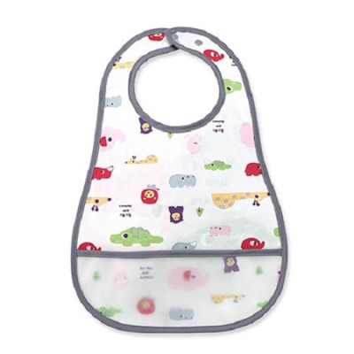 YẾM ĂN EM BÉ KHÔNG THẤM NƯỚC HÌNH THÚ VUI NHỘN CÓ KHAY HỨNG - KU2253