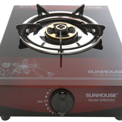 Bếp Gas Dương Đơn Mặt Kính Sunhouse SHB212KG - Hàng chính hãng
