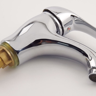 Vòi lavabo lạnh Eurolife EL-117 (Trắng bạc)