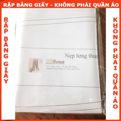 Rập giấy mã 726 (BẢN VẼ) rập đầm suông