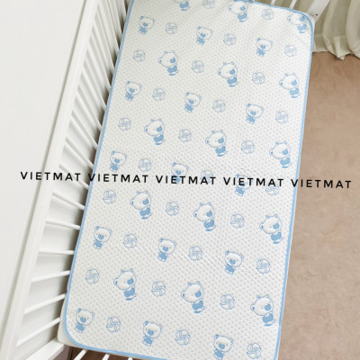 Combo 2 Tấm Lót Chống Thấm VIETMAT Màu Xanh (Size 80 x 120 cm)