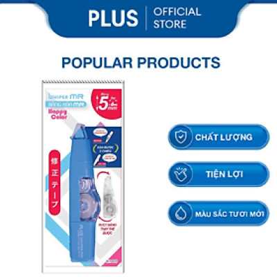 Combo 1 Xóa Plus MR (Blue) Kèm 5 Ruột