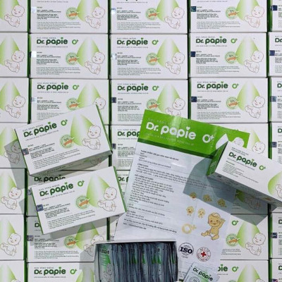 Gạc Rơ Lưỡi Dr Papie Vệ Sinh Răng Miệng Cho Bé , Gạc Răng Miệng Dr Papie Làm Sạch Răng Miệng Cho Bé Hộp 30 Miếng