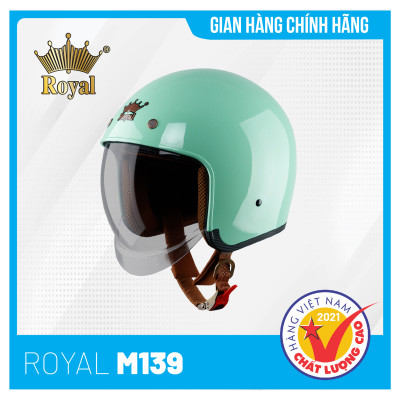 Nón bảo hiểm Royal M139 Kính Âm Trơn Sành Điệu, Trẻ Trung, Thời Thượng 