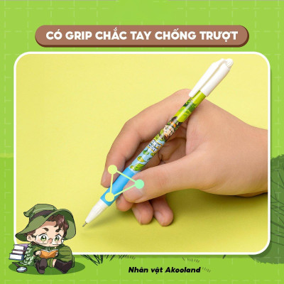 Hộp 20 Bút Gel 0.5 mm - Nhân Vật Akooland Tahi - Thiên Long Gel-012/AK - Mực Đen