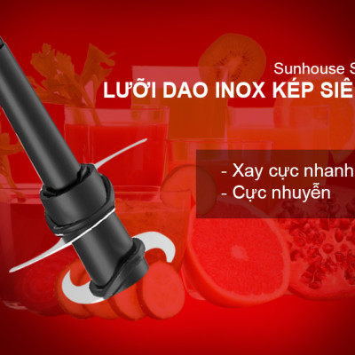 Máy Xay Sinh Tố Đa Năng Sunhouse SHD5340B (500W) - Hàng chính hãng