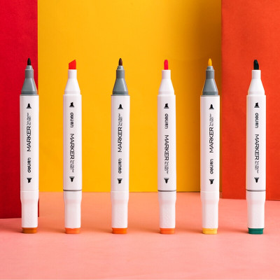  Bút màu marker hai đầu cao cấp Deli - 70801