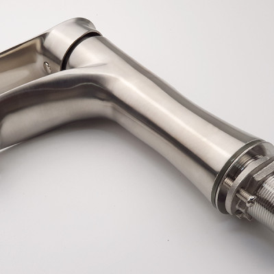 Vòi lavabo nóng lạnh Inox SUS 304 Eurolife EL-ORCHID 02 (Trắng vàng)