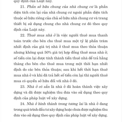 Luật Nhà ở năm 2023 (sửa đổi, bổ sung năm 2024)