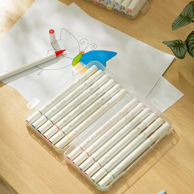 Hộp Bút 12 Màu Deli Sketch Marker - Phiên Bản Sơn Tùng M-TP Giới Hạn - Deli C185-12