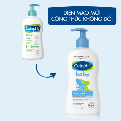 Sữa dưỡng thể dịu lành cho bé Cetaphil Baby Daily Lotion 400ml