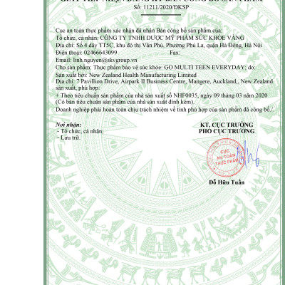 Viên uống cho tuổi teen nhập khẩu chính hãng New Zealand GO MULTI TEEN EVERYDAY (30 viên) bổ sung 32 vitamin, khoáng chất và một số dưỡng chất hỗ trợ duy trì và tăng cường sức khỏe cho trẻ ở tuổi tăng trưởng, tuổi dậy thì