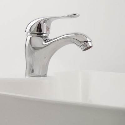 Vòi lavabo lạnh Eurolife EL-117 (Trắng bạc)