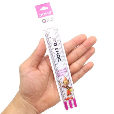 Thước DOMS Q 15cm 3434