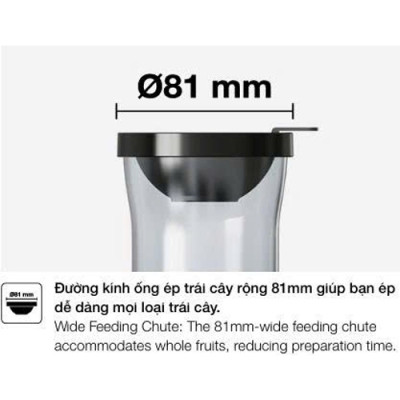 [New] Máy Ép Chậm / SLOW JUICER HS-J81SG 535.43.394 | Hàng chính hãng