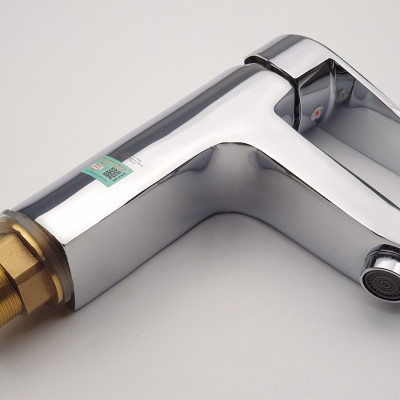 Vòi Lavabo Nóng Lạnh Đồng Mạ Chrome Eurolife EL-SUN 02 (Trắng Bạc)