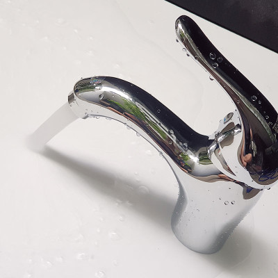 Vòi lavabo lạnh Eurolife EL-117 (Trắng bạc)