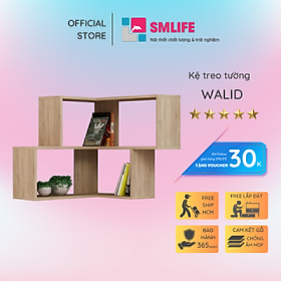 Kệ trang trí kệ để sách gia đình SMLIFE Walid
