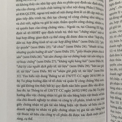 Bình Luận Luật Công Chứng Năm 2014 