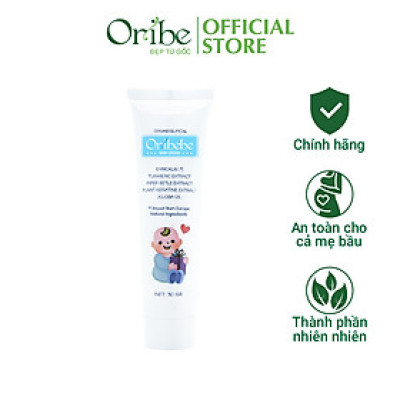 Kem Dưỡng Ẩm, Mịn Da Và Ngăn Ngừa Rôm Sảy Cho Bé Oribebe 30gr - An Toàn Cho Da Nhạy Cảm