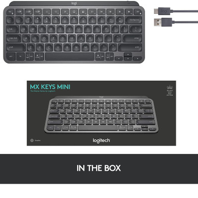 Bàn phím không dây bluetooth Logitech MX Keys Mini - Hàng Chính Hãng