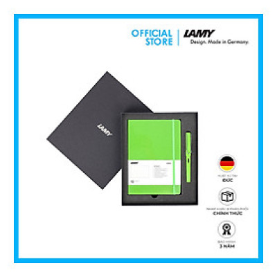 Gift Set Lamy Notebook A5 Softcover Green+ Lamy Safari Green - GSNSa0010