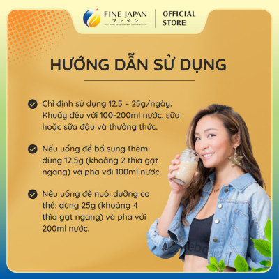 Bột Protein thực vật Aya’s Selection Protein Diet FINE JAPAN vị trà Chai gói 325g