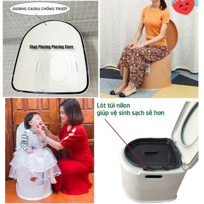 Bô vệ sinh đa năng - ghế bô vệ sinh cho người già