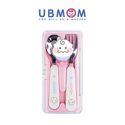 Bộ muỗng nĩa tập ăn cho bé UBMOM