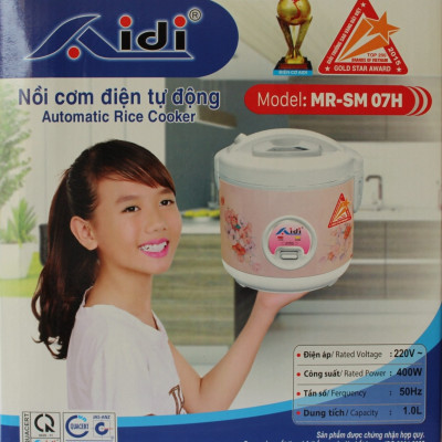 Nồi cơm điện Aidi MR-SM07H - Màu Ngẫu Nhiên - Chính Hãng