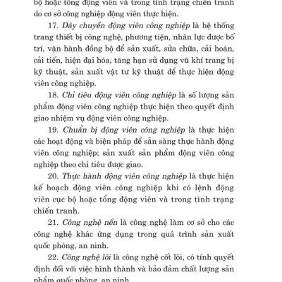 Luật công nghiệp quốc phòng , an ninh và động viên công nghiệp 2024 - bàn in 2024