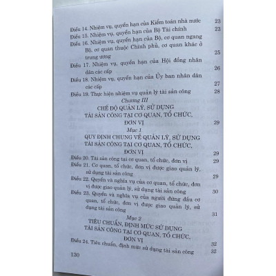 Sách - Luật Quản Lý, Sử Dụng Tài Sản Công ( Hiện Hành) ( Sửa Đổi Năm 2020, 2022) - NXB Chính Trị Quốc Gia