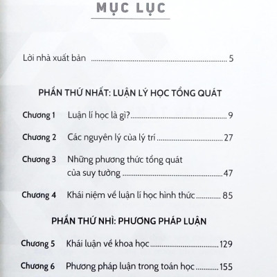 Nghệ Thuật Suy Tưởng - Luận Lí Học Tổng Quát Và Phương Pháp Luận