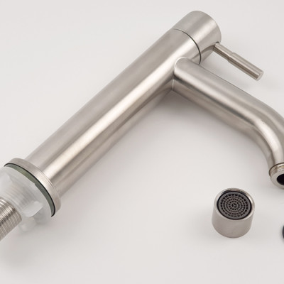 Vòi lavabo lạnh Inox SUS 304 Eurolife EL-LL123