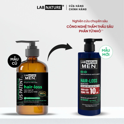 Dầu gội Lab Nature Men Hair-loss 470g - Công nghệ Nano Giảm Rụng Tóc 10 Lần