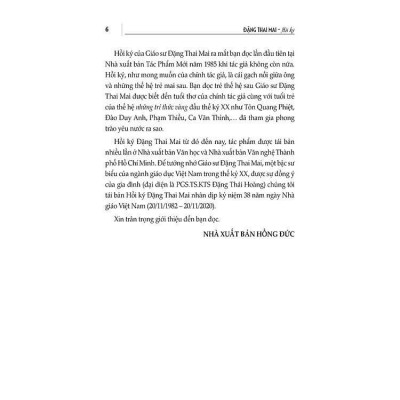 Sách - Đặng Thai Mai Hồi Ký - VIETNAMBOOK