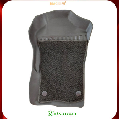 Thảm lót sàn xe ô tô Ford Everest 2022+ (sd) Nhãn hiệu Macsim chất liệu nhựa TPE cao cấp màu đen