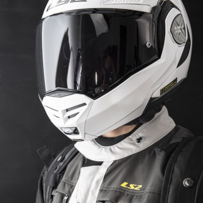 Mũ Bảo Hiểm Fullface Lật Hàm 180độ LS2 FF901 Advant X Fiberglass - Sợi thuỷ tinh