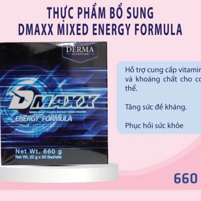 DMAXX thức uống bổ sung vitamin năng lượng có đường DAMODE 23 gói dùng thử màu xanh